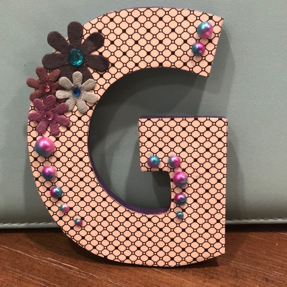handcrafted Other - Handcrafted wooden letter G